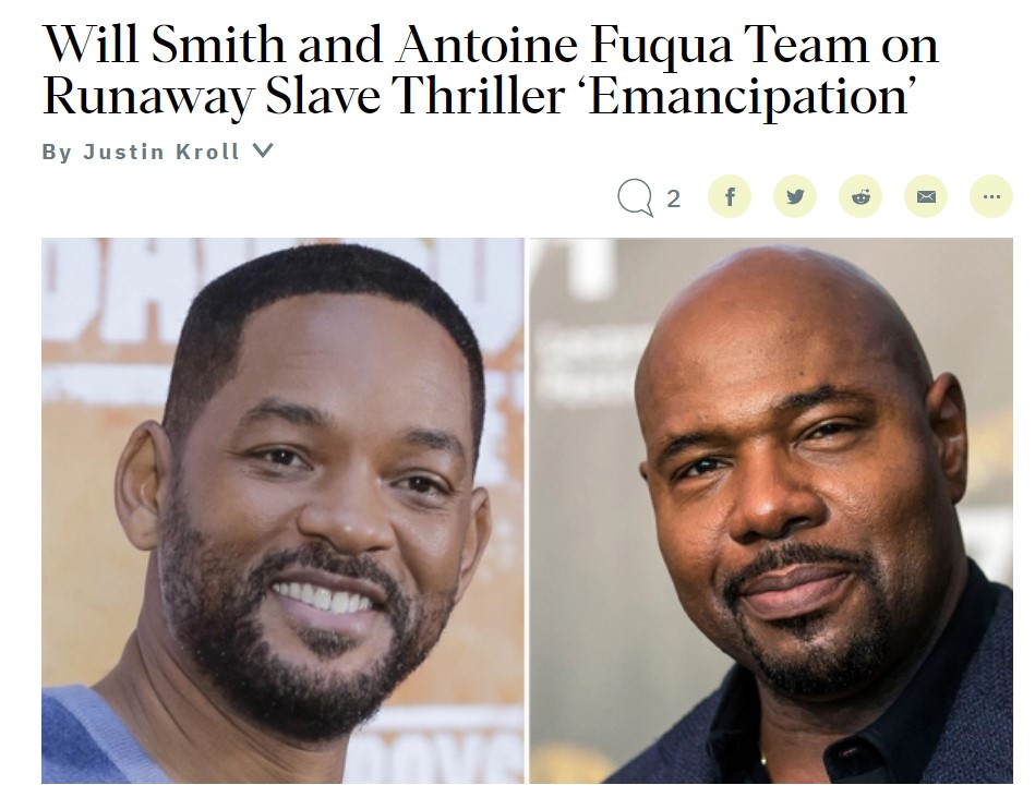 《解放黑奴》威尔·史密斯将主演一部动作惊悚片， 有望2021年开拍